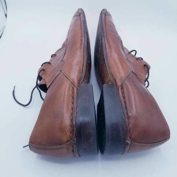 Italy Skechers Collection Mens Oxfords Shoes 12 Brown Leather Lace Up Square Toe
